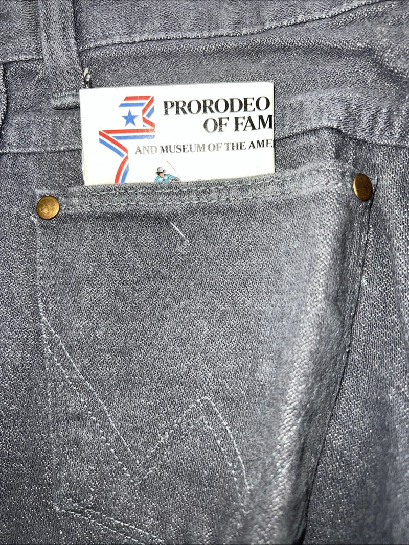 New Boys Grey Wrangler Pro Rodeo Cowboy Cut Denim Jeans. 16/26 C-7
