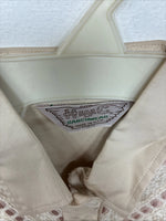 New Women’s H Bar C Designed Tan Long Sleeve Bottom Up Side 30 TT-17