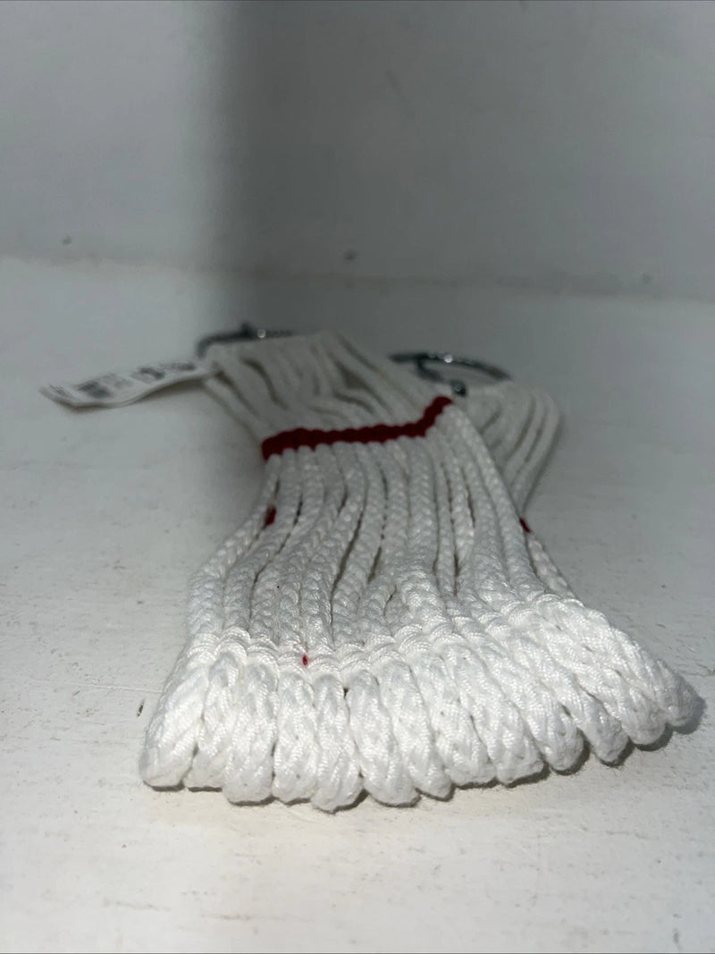 New Tough 1 White Red Mohair Cord Girth 33” #59-1233 BB-22
