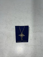 New Women’s Award Design Gold Silver Cross Necklace. 9180 A-73