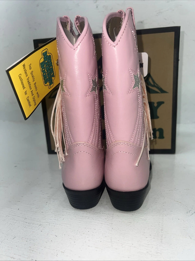 New Children’s Pink Smoky Mountain Cowboy Boots. 1058JC  10.5 10 1/2. 24-50