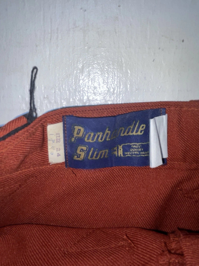 New Vintage Red Panhandle Slim Polyester Pants #735 VV-103