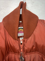 New Women’s Orange Miller Puffer Jacket 38 WW-52