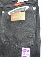 Nw Men’s Black Cowboy Cut Slim Fit Wrangler Jeans. 13/14x34 G-9