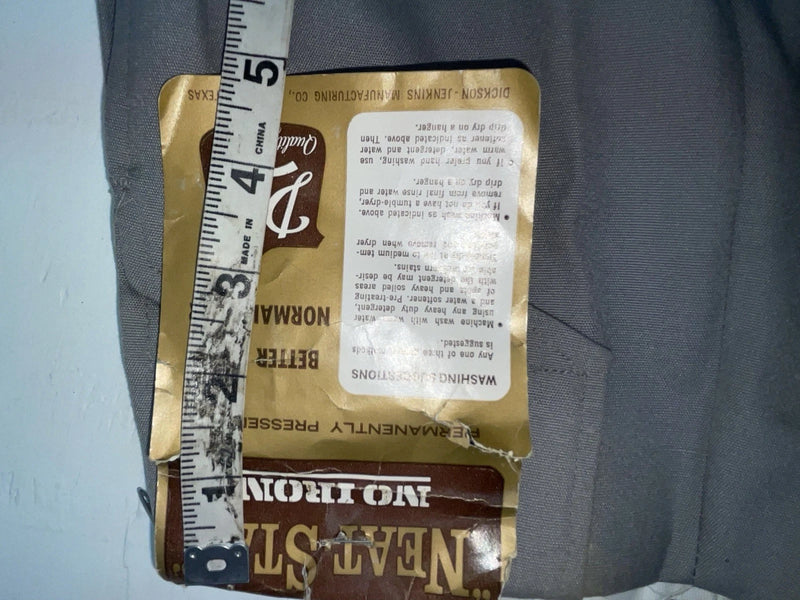New Vintage Gray Dickson Jenkins Polyester Pants #992 SS-72