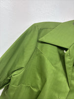New Women’s Panhandle Slim Green Short Sleeve Pearl Snap Size 12 KK-90