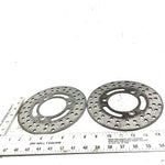 99-02 Kawasaki Prairie 300 4x4 OEM Front Brake Disc Pair 41080-1216 AK31