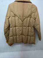 New Woman’s Comfy Brown Puffer Jacket 42 RR-29
