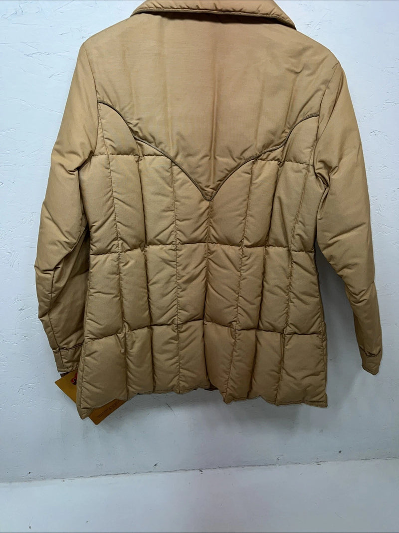 New Woman’s Comfy Brown Puffer Jacket 42 RR-29