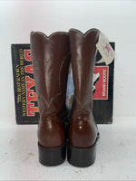 New Men’s Brown Texas Brand Cowboy Boots. 8311 10.5 10 1/2 D. 7-82