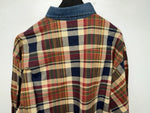New Men’s Colored Plaid Panhandle Slim Long Sleeve Button Up Shirt L 3B-119