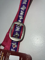 New Tough 1 Pink Purple Butterfly Nylon Full Halter #50-2031 3C-12