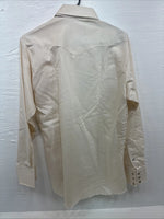 New Men’s Panhandle Slim Golden Stripe Long Sleeve Pearl Snap 15.5 Medium K-98