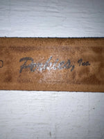 New Brown Genuine Leather Perkies Tooled 30” Belt #8601 JJ-138