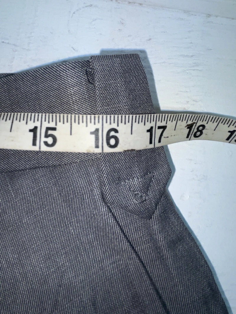 New Vintage Gray Circle S Polyester Pants #CP6715 SS-34