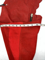 NOS Red Show Chaps Adjustable Waist 34” L-50