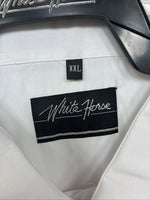 New Women’s White Horse White Fridge Long Sleeve Pearl Snap XXL TT-33