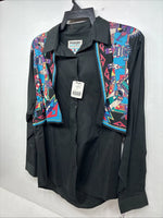 New Women’s Wrangler Western Long Sleeve Button up XL DD-89