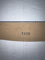 New Blue Genuine Leather 32” Belt #7330 JJ-148