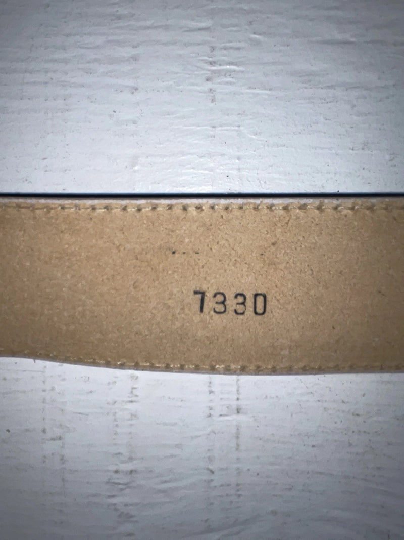 New Blue Genuine Leather 32” Belt #7330 JJ-148