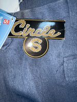 New Vintage Blue Circle S Polyester Pants #6811 XX-95