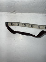 NOS Brown Show Chaps With Fringe Large Adjustable Waist 45” I-62