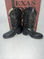 New Children’s Black Bronco Cowboy Boots. 9 D. 24-15