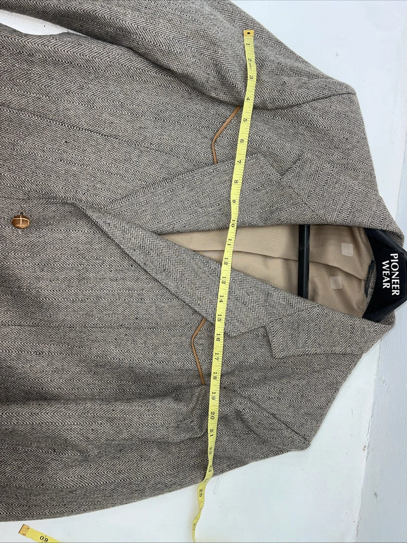 New Men’s Pioneer Wear Brown Suit Jacket 40 #12553 S-606