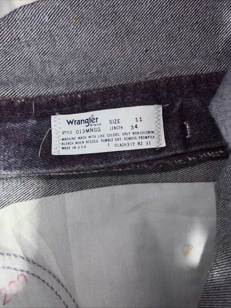 New Women’s Purple Wrangler Regular Fit Denim  Jeans. 11x34 Q-2