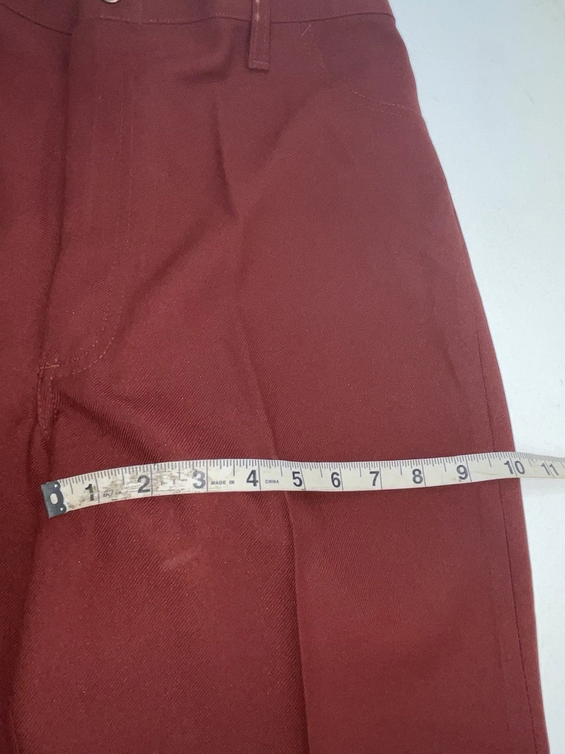 New Vintage Red Dickson Jenkins Polyester Pants #5512 OO-59