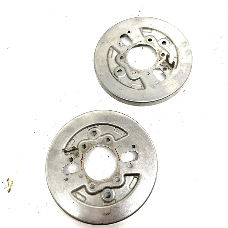 01-04 Honda TRX500 Rancher OEM Front Brake Backing Plate Set 45110-HN5-671 AH79
