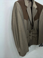 New Men’s Circle S Brown Suit Jacket 42 #24244 II-600