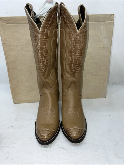 New Women’s Brown Kenny Rodger’s Cowboy Boots. 40508 6 M. 19-36