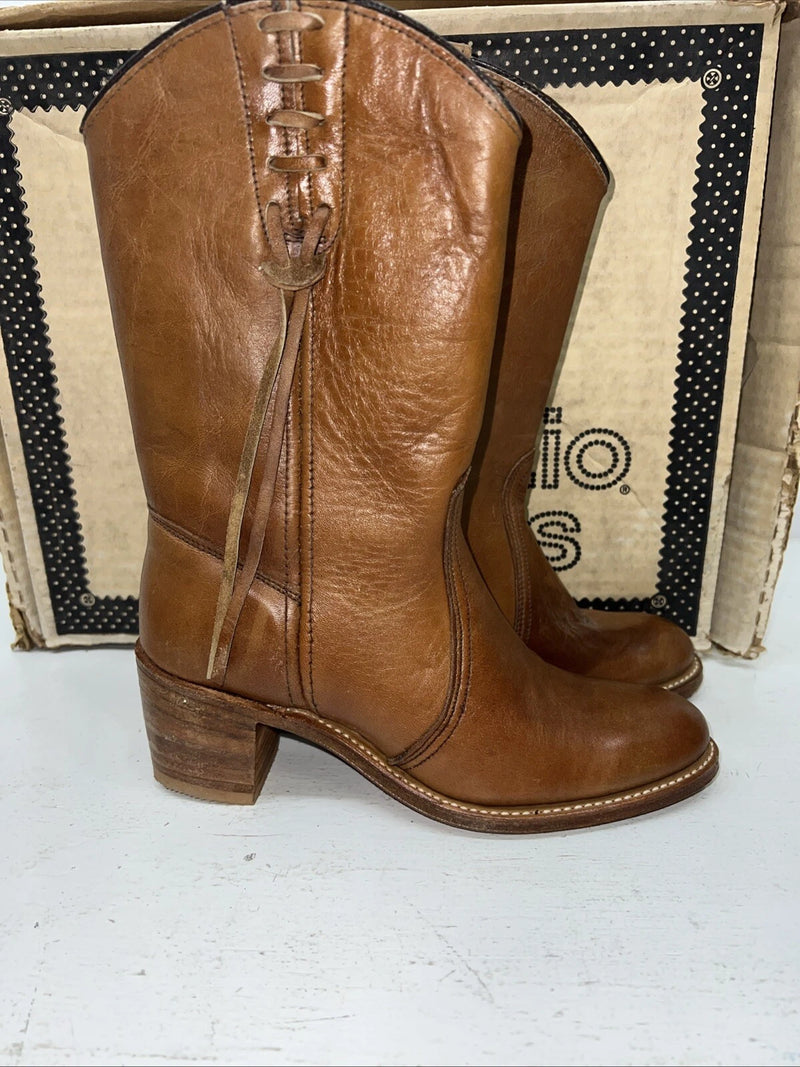 New Women Brown Capezio Cowboy Boots. L 401 5 M. 20-99