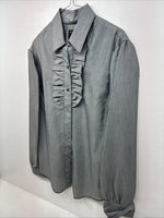 New Women’s Dickson Jenkins Gray Long Sleeve Button Up Size 16 XL II-53