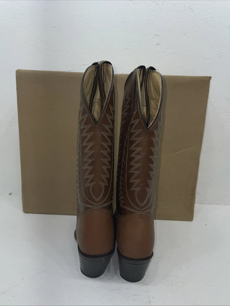 New Women’s Brown Texas Brand Cowboy Boots. 4501 5 M. 2-43