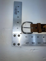 New Brown Genuine Leather Chambers Tooled 34” Belt #6381/13 Z-131