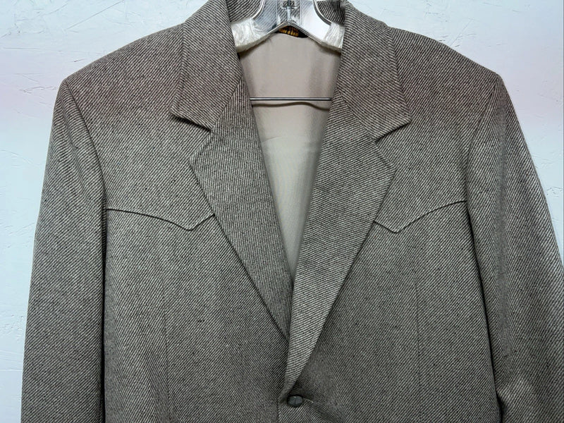 New Men’s Pioneer Wear Tan Suit Jacket 44L #12562 AA-609