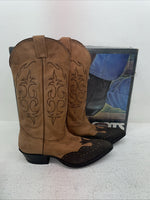 New Men’s Brown Nocona Cowboy Boots. 7232 8.5 8 1/2 D. 3-128