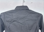 New Kids White Horse Black Long Sleeve Pearl Snap Medium YY-54