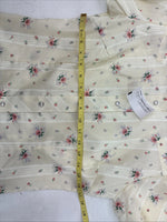 New Women’s Champion Western Yellow Floral Long Sleeve Pearl Snap 14 II-13