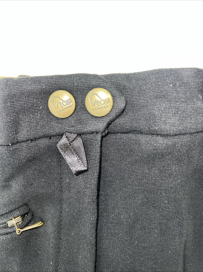 New Women’s Black Vequi Comfort English Riding Breeches. 24 L 6900 G-19