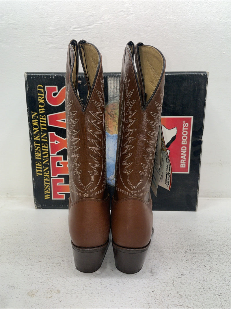 New Men’s Brown Texas Brand Cowboy Boots. 4501 9 M. 4-50