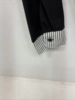 New Women’s Cowboy Threads Black White Long Sleeve Button Up Large TT-10