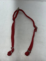 New SIMCO Red Nylon Braided One Ear Headstall #2900 Y-3
