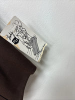 New Women’s Dickson Jenkins Brown Button Up Vest Size 8 TT-115