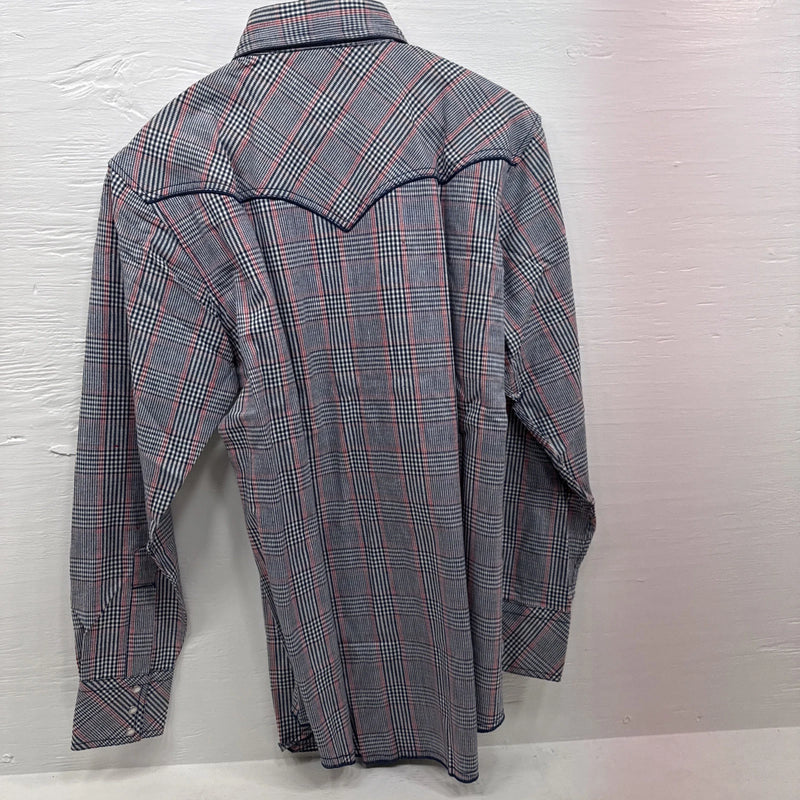 New Men’s Champion Western Multiple long sleeve pearl snap 15 X 34 Medium B-58