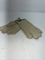 New Tan Leather Work Gloves Q-504