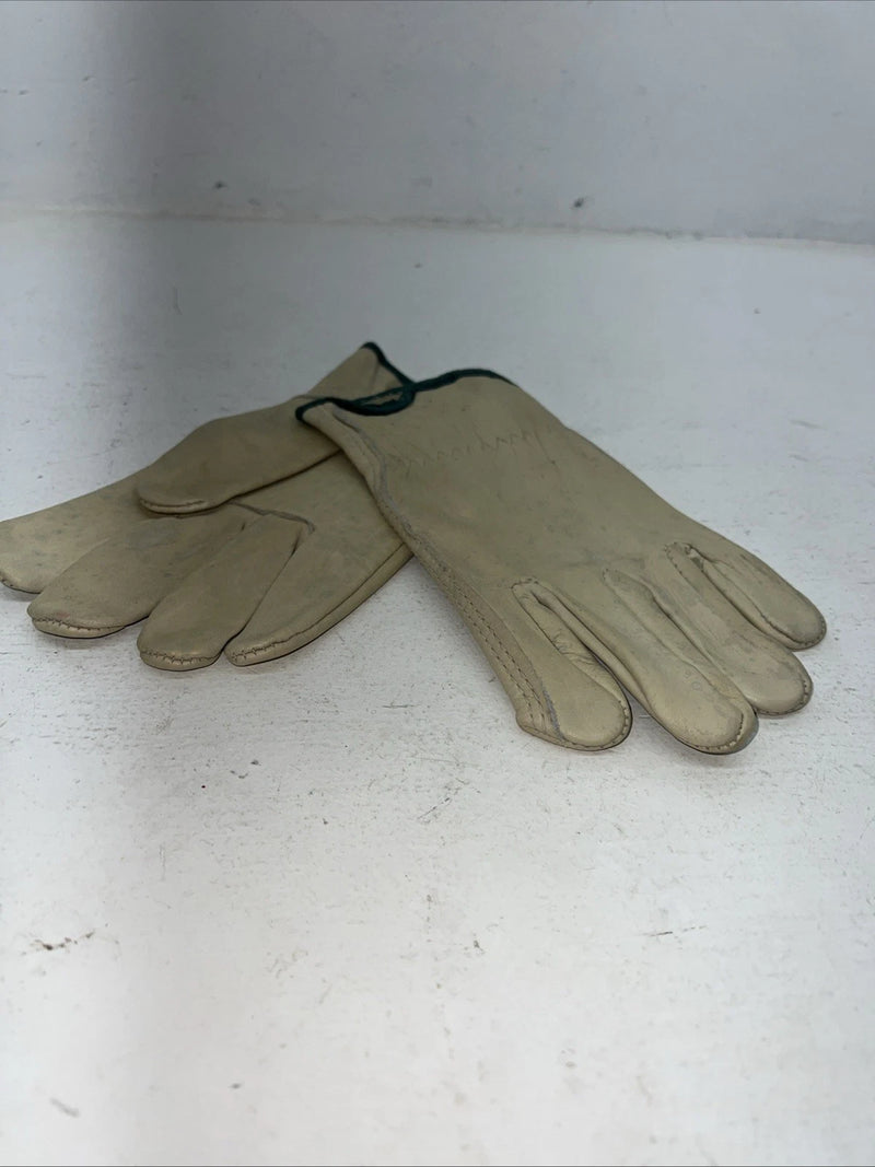 New Tan Leather Work Gloves Q-504