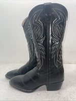 New Youth Black Brock Cowboy Boots. 1920 6.5 6 1/2 E E. 2-145